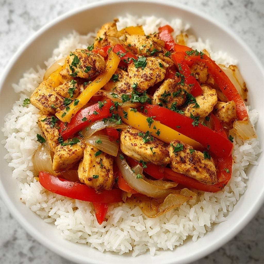 Cajun Chicken Skillet Stir-Fry Recipe - Recipe Image