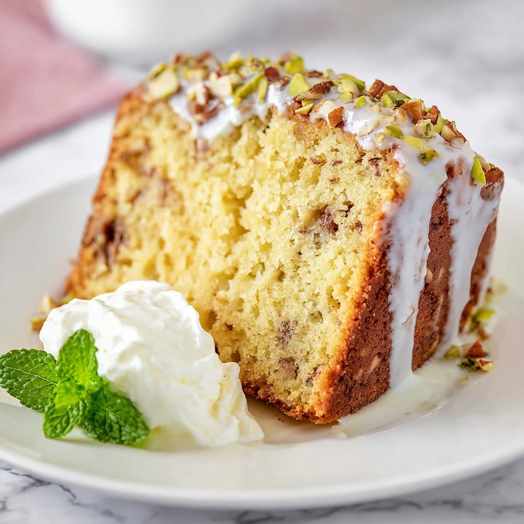 Pistachio Pound Cake Recipe - Recipe Image