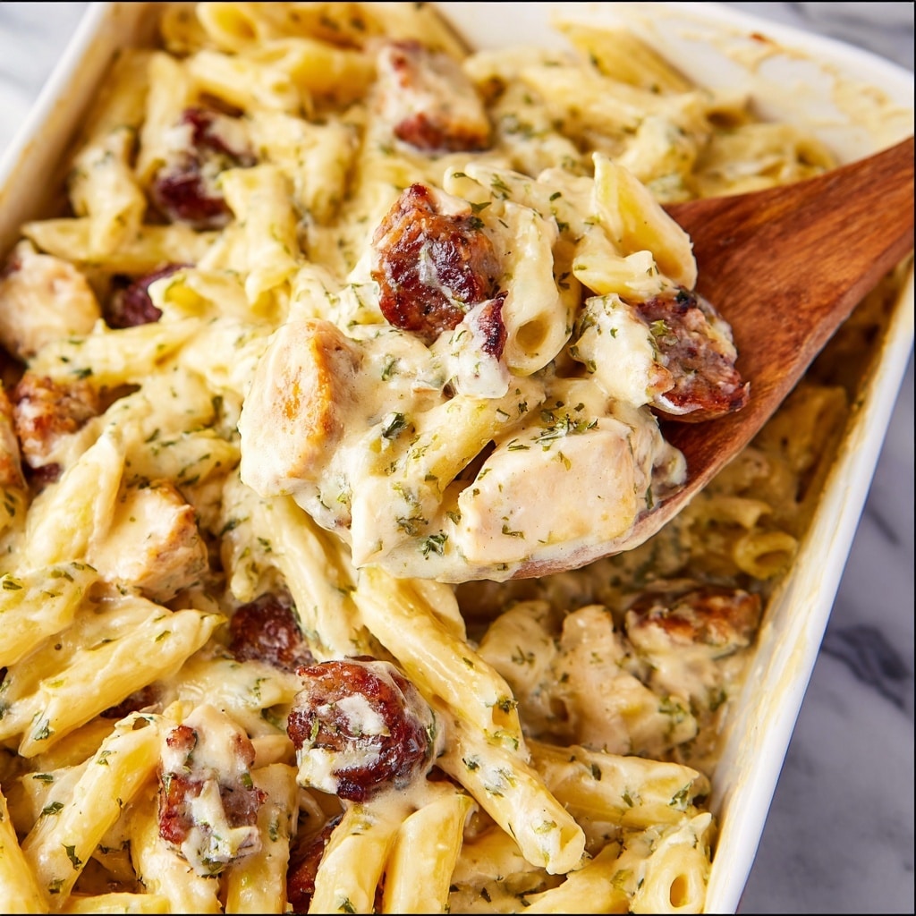 Cajun Chicken Alfredo Bake Recipe - Recipe Image
