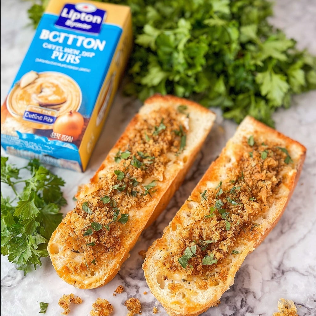 French Onion Cheese Bread Recipe - Recipe Image