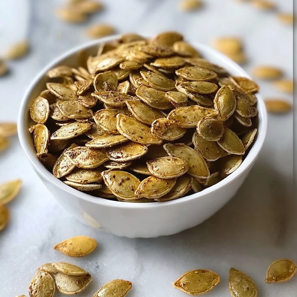 Harissa Spiced Pumpkin Seeds Recipe - Recipe Image