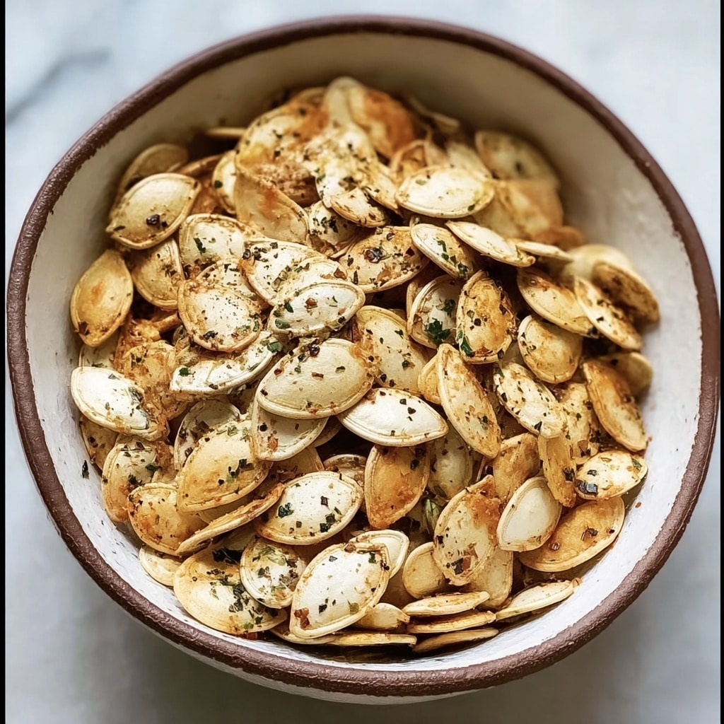 Curry-Spiced Roasted Pumpkin Seeds Recipe - Recipe Image