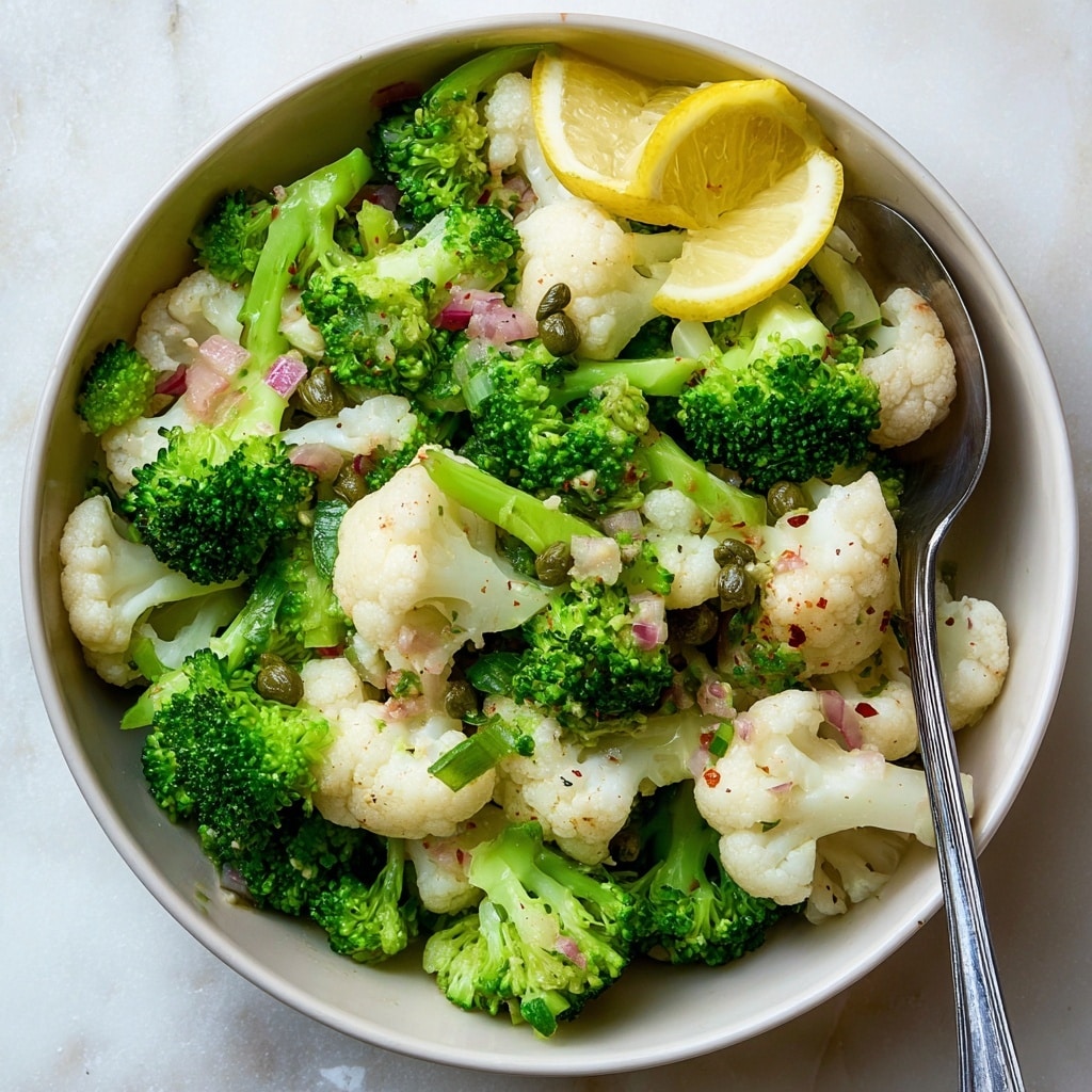Broccoli Cauliflower Salad Recipe - Recipe Image