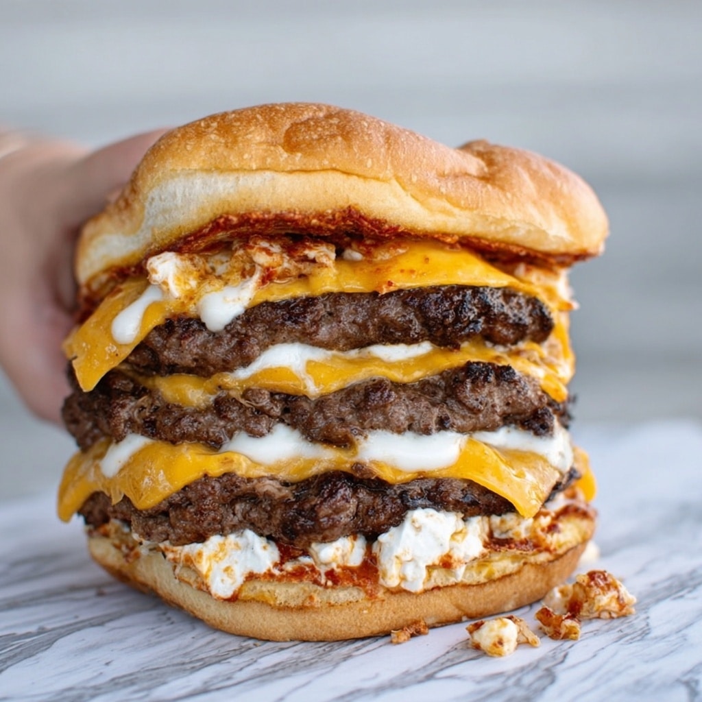 Lasagna Burger Recipe - Recipe Image