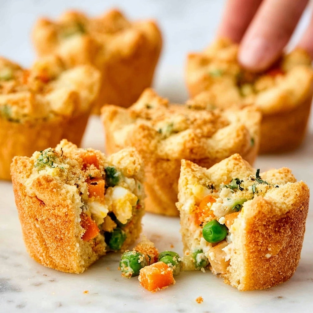 Mini Chicken Pot Pie Muffins Recipe - Recipe Image