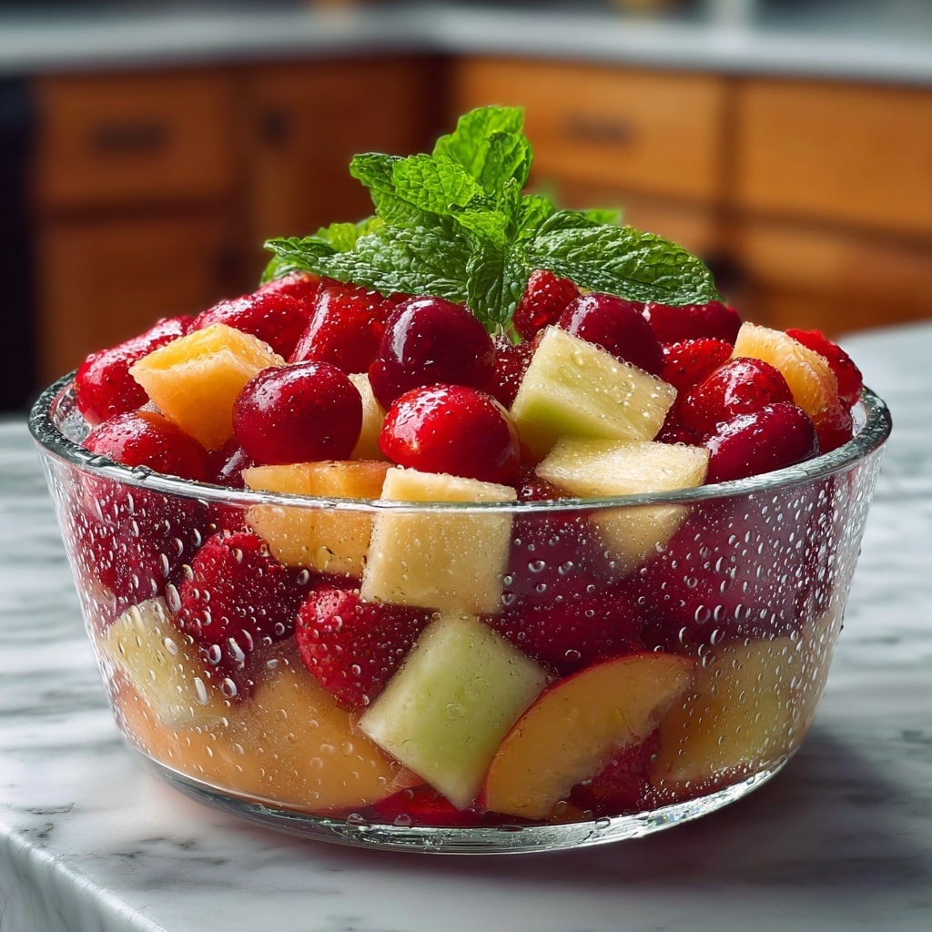 Summer Peach Fruit Salad Recipe - Recipe Image