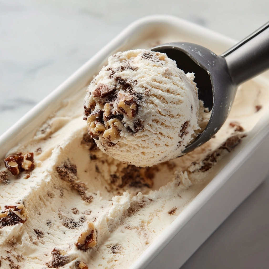 Homemade Butter Pecan Ice Cream Recipe - Recipe Image