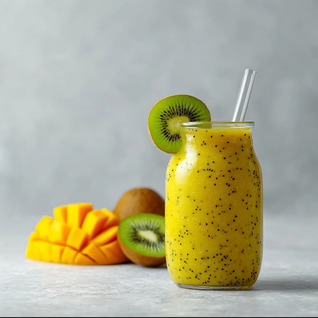 Mango Kiwi Smoothie Recipe - Recipe Image