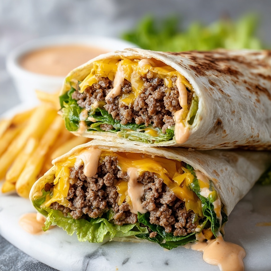 Big Mac Wraps Recipe - Recipe Image
