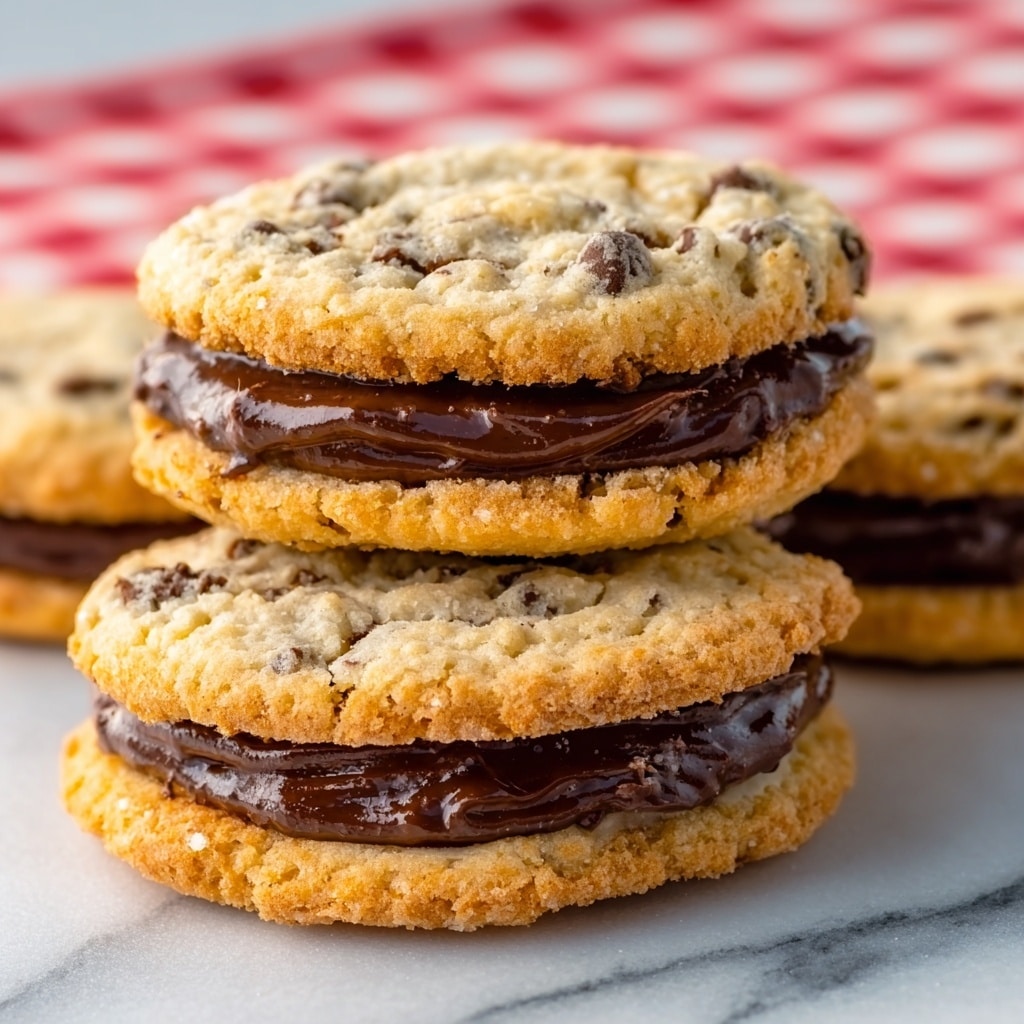 Chocolate Chip Coconut Sandwich Cookies Recipe - Recipe Image