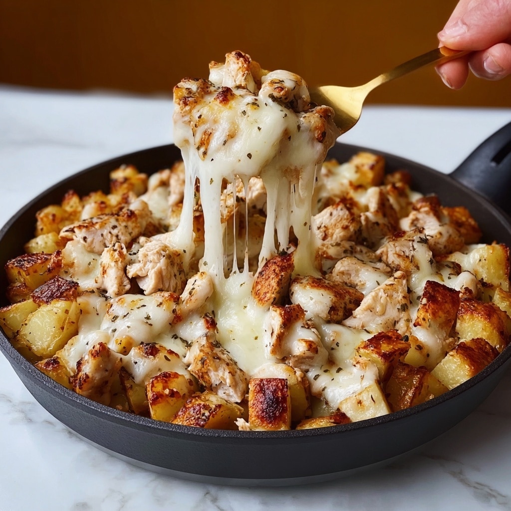 Garlic Parmesan Chicken & Potatoes Bake Recipe - Recipe Image