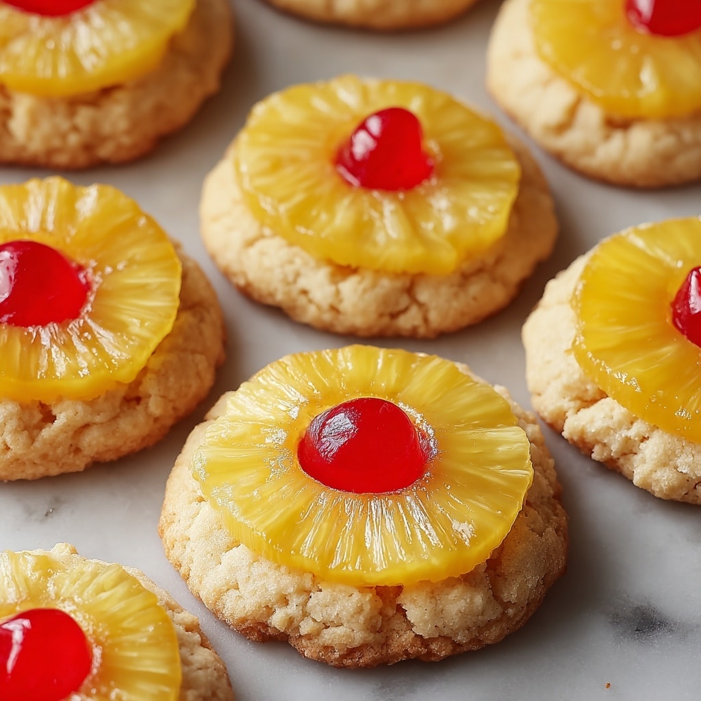 Pineapple Upside Sugar Cookies Recipe - Recipe Image