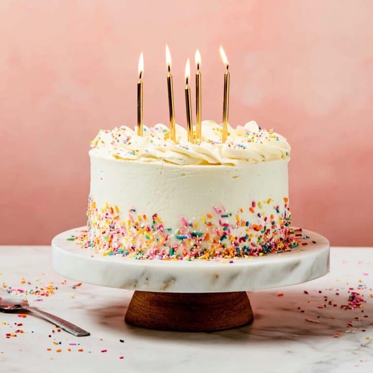 Confetti Birthday Cake (Funfetti) Recipe