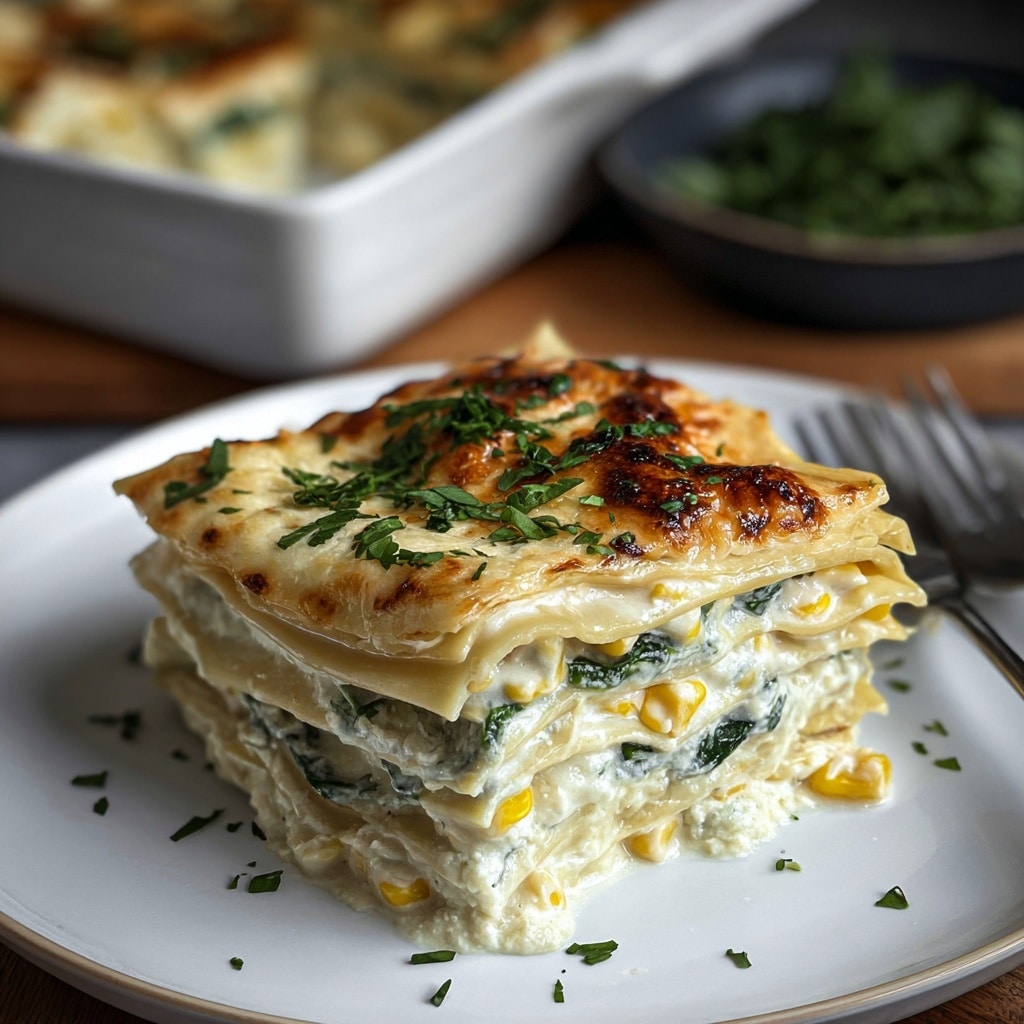 Springtime White Lasagna Recipe - Recipe Image