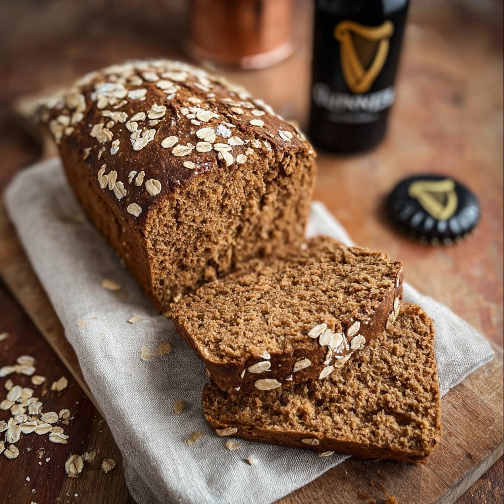 Irish Brown Bread with Guinness and Oats Recipe - Recipe Image