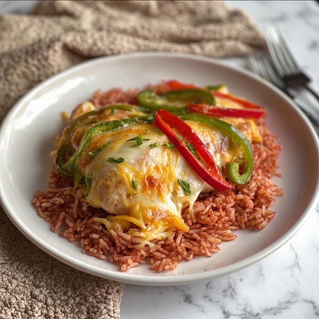 Cheesy Baked Fajita Chicken Recipe - Recipe Image