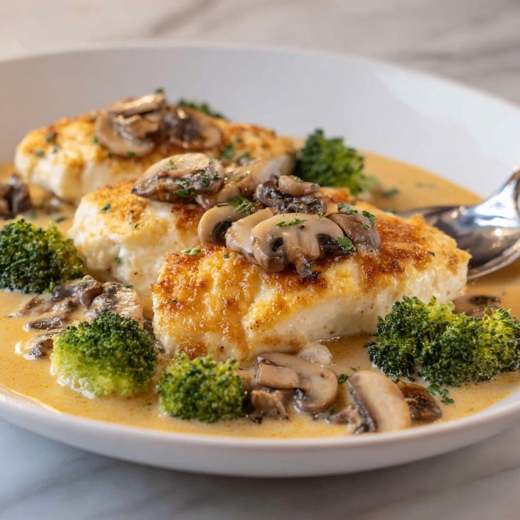 Creamy Broccoli and Mushroom Chicken Recipe - Recipe Image