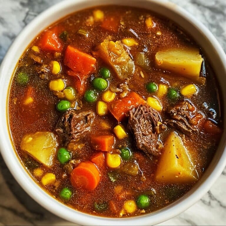 Mom’s Old Fashioned Vegetable Beef Soup Recipe