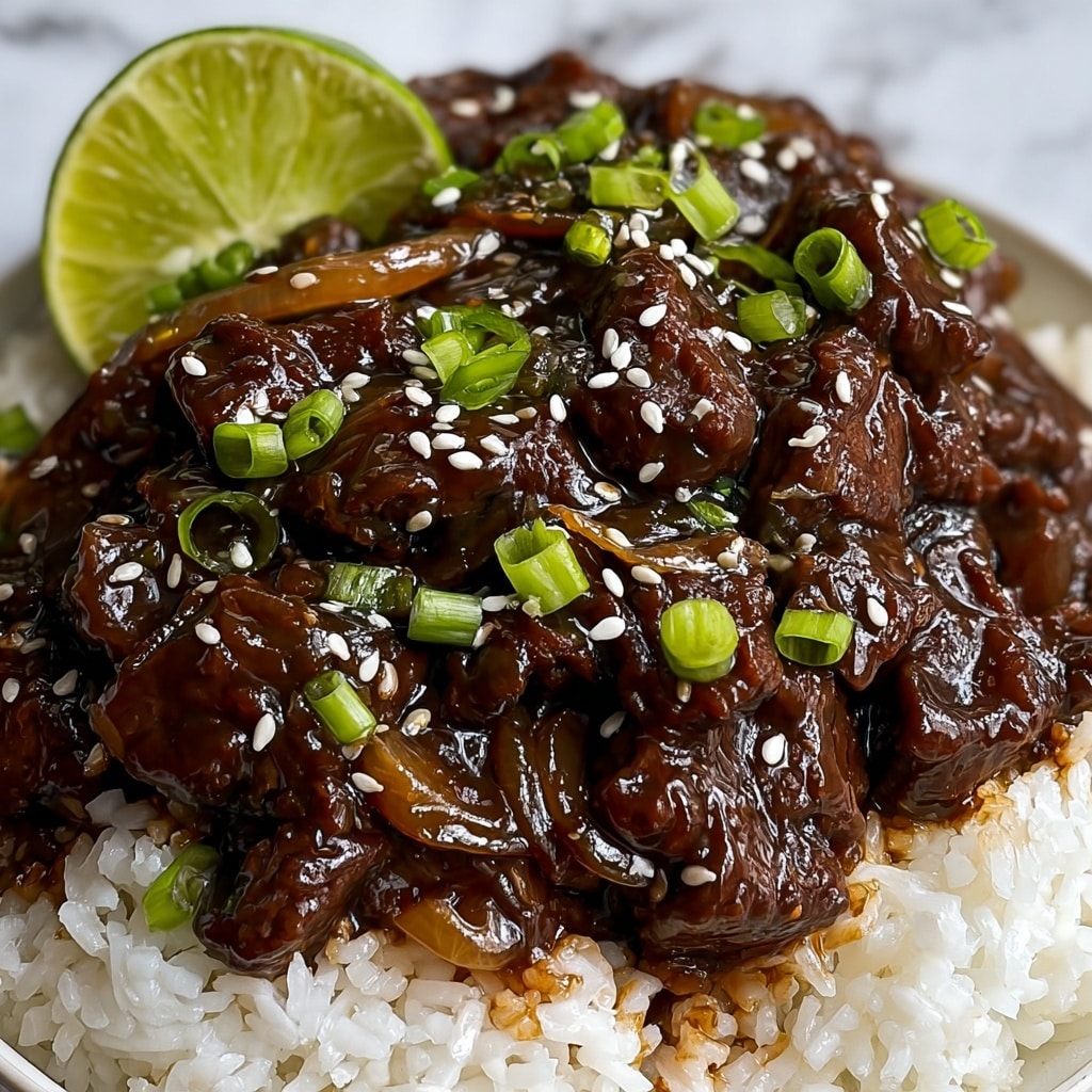 Honey Garlic Lamb with Pickled Cucumber Recipe - Recipe Image