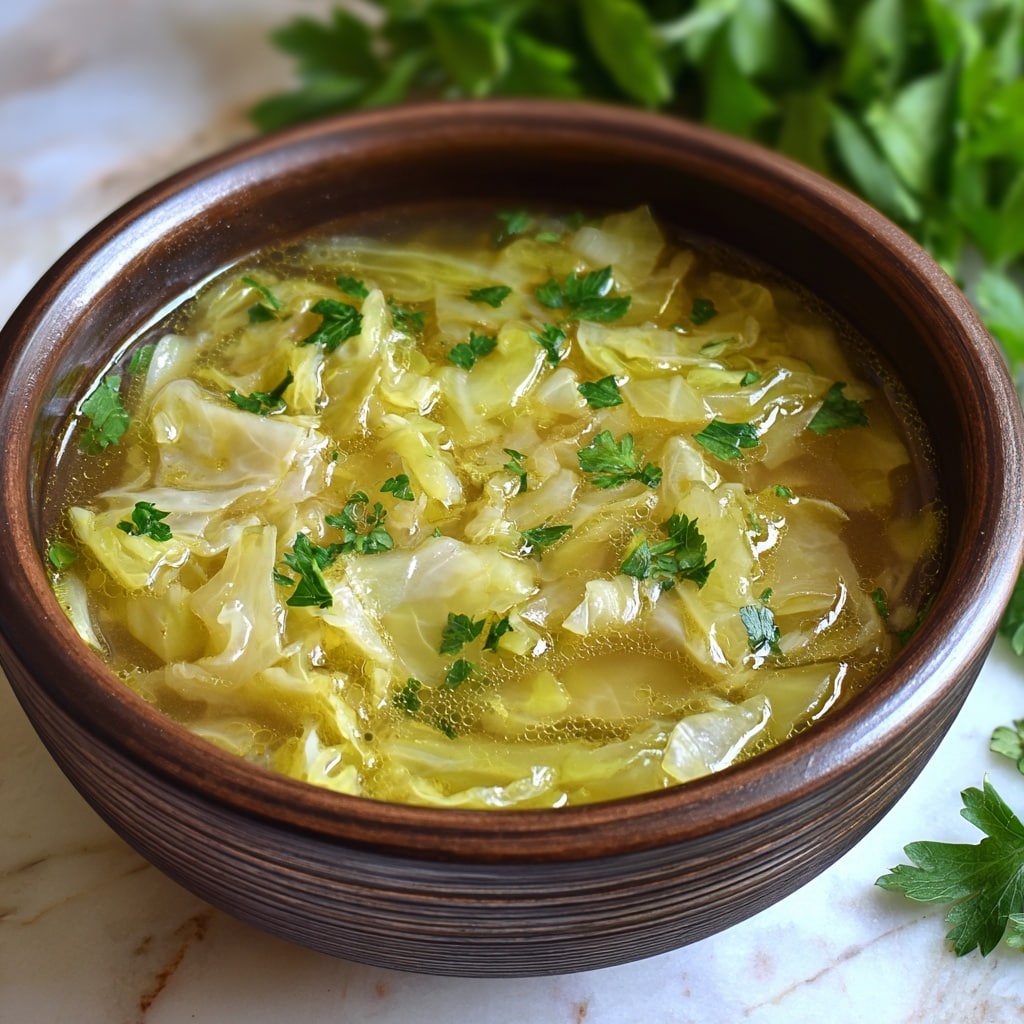 Hearty Cabbage Soup with Ground Beef and Stewed Tomatoes Recipe - Recipe Image