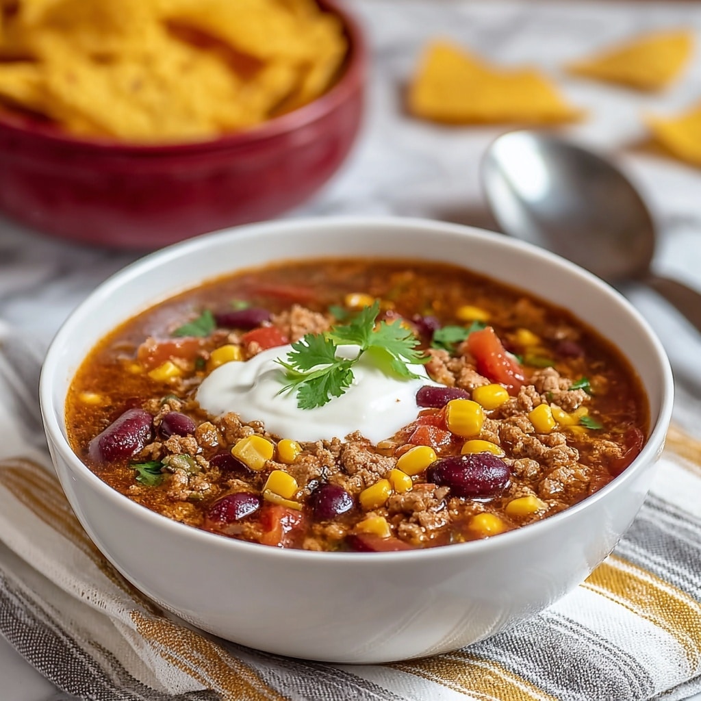 Easy Taco Soup Recipe - Recipe Image