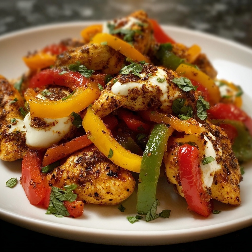 Cajun Chicken with Bell Peppers Recipe