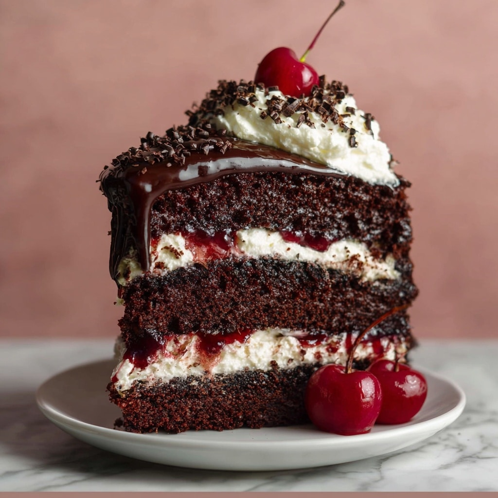 Mile-High Black Forest Cake Recipe - Recipe Image