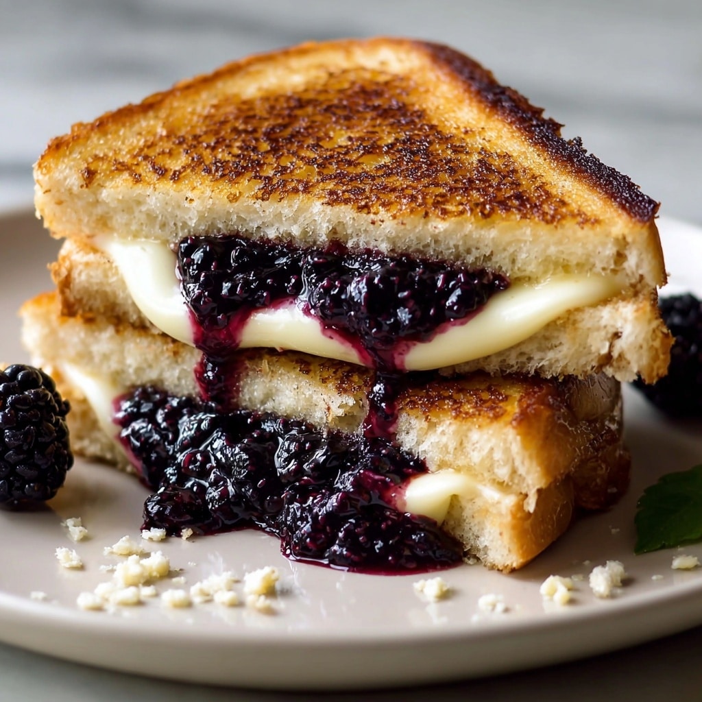 Balsamic Blackberry Bliss Grilled Cheese Recipe - Recipe Image