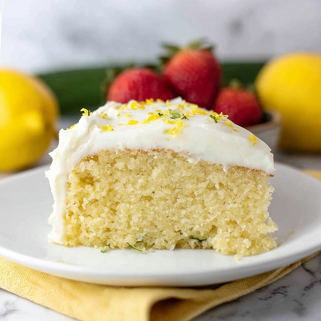 Lemon Zucchini Cake with Cream Cheese Frosting Recipe - Recipe Image