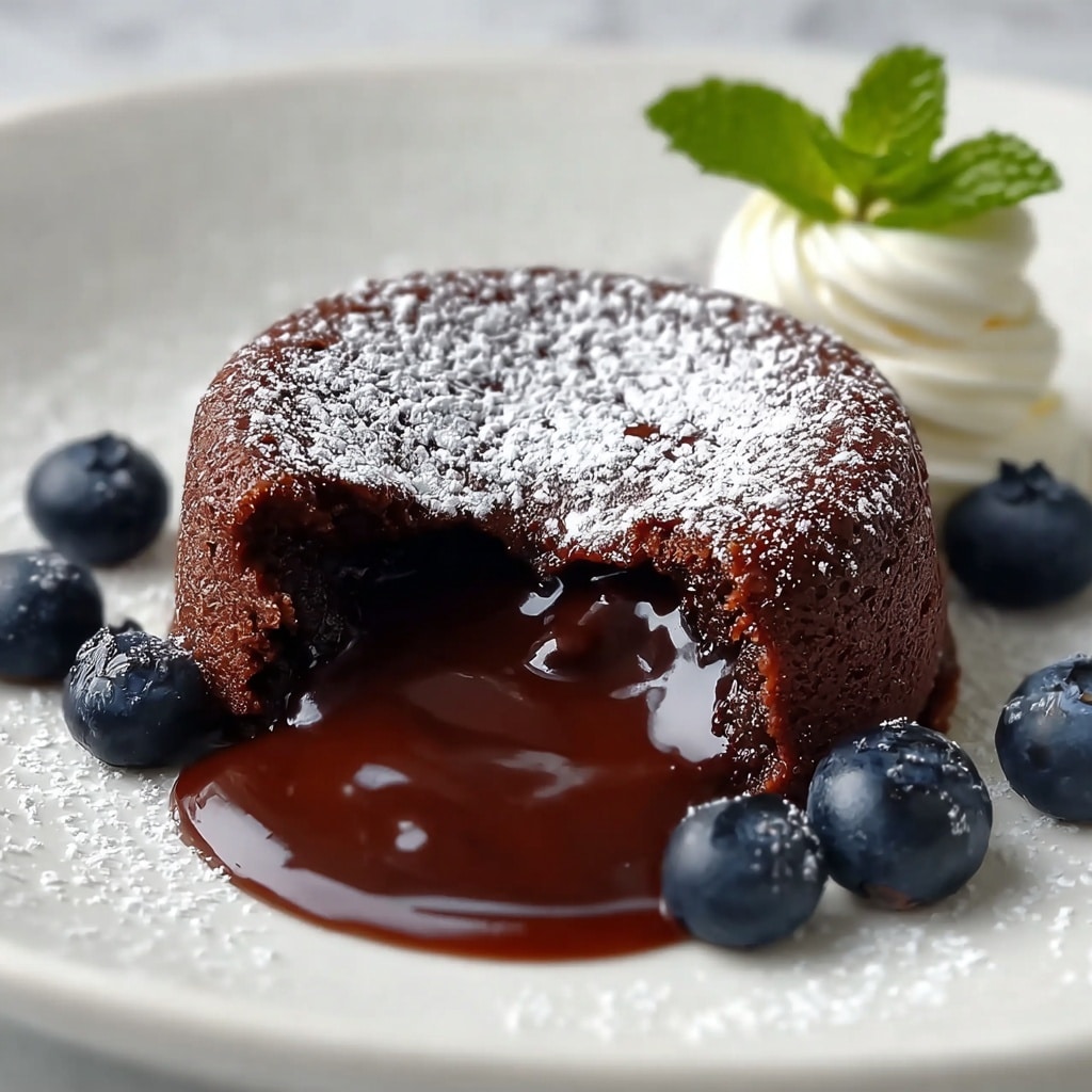Decadent Air Fryer Chocolate Lava Cakes Recipe - Recipe Image