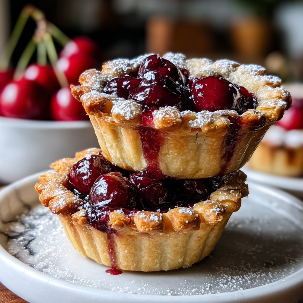 Mini Cherry Pies Recipe - Recipe Image