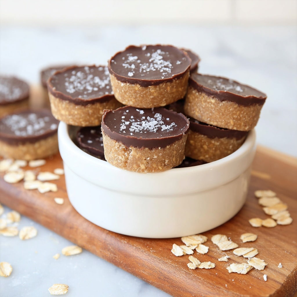 No-Bake Peanut Butter Oat Cups Recipe - Recipe Image