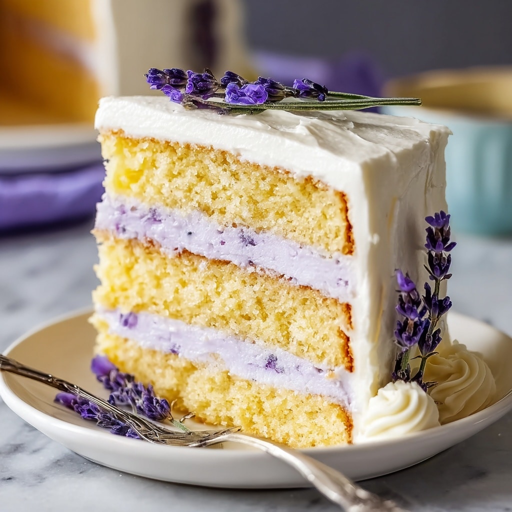 Lemon Lavender Cake Recipe - Recipe Image