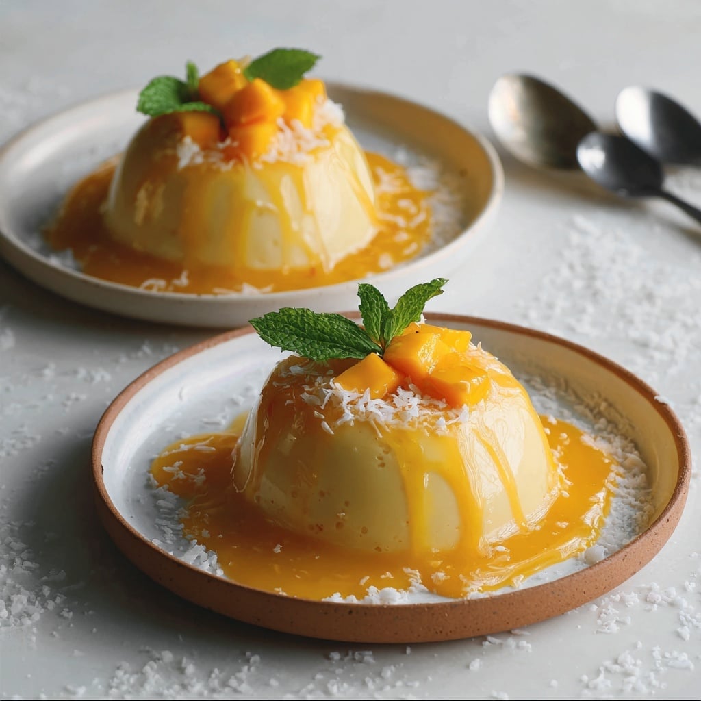 Mango Pudding Recipe - Recipe Image