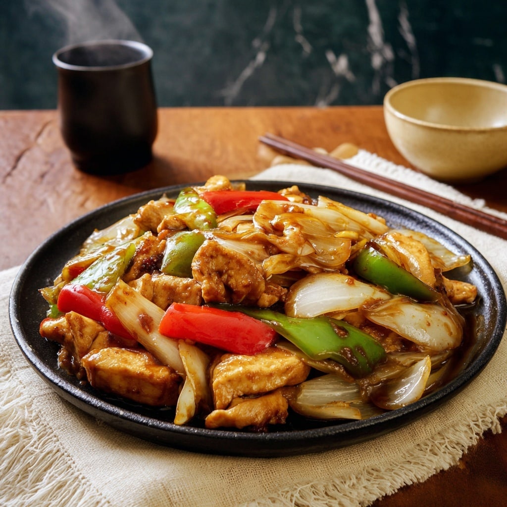 Black Pepper Chicken Stir-Fry Recipe - Recipe Image