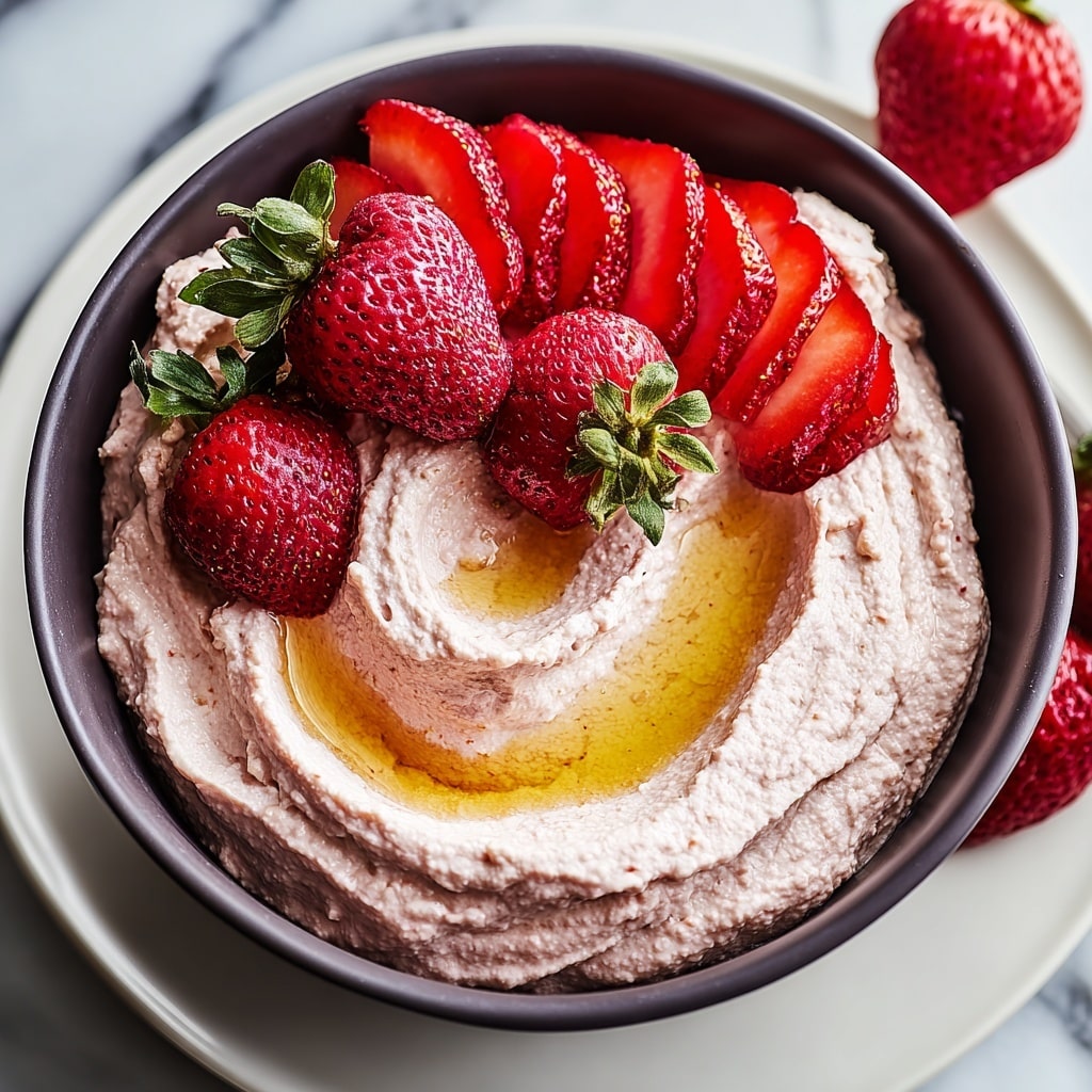Strawberry Hummus Recipe - Recipe Image