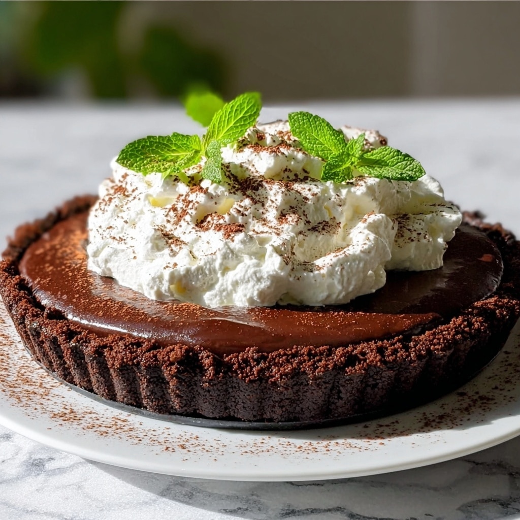 Chocolate Mint Pie Recipe - Recipe Image