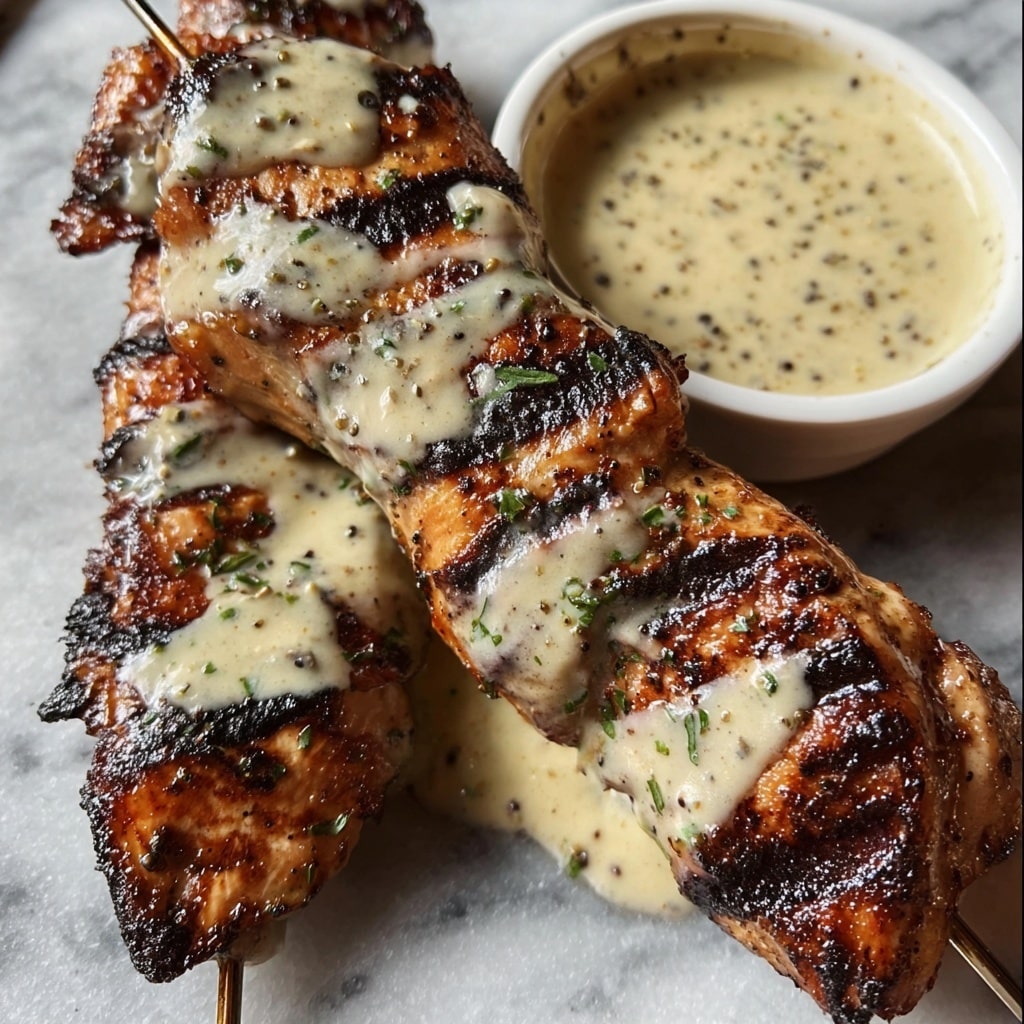 Cajun Grilled Chicken with Alabama White Sauce Recipe - Recipe Image