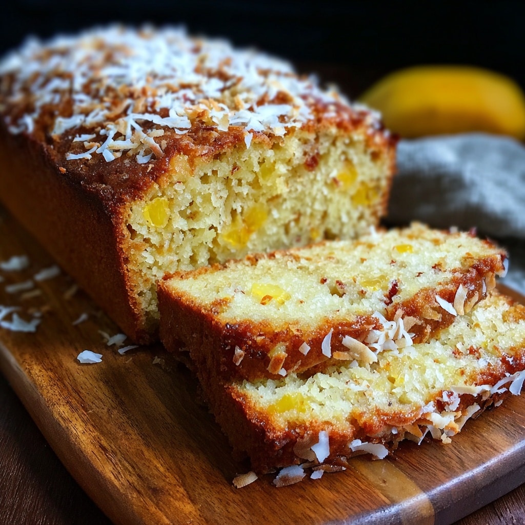 Coconut Pineapple Banana Bread Recipe - Recipe Image