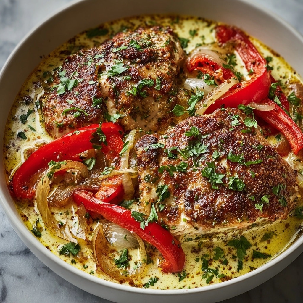 Turkish Chicken with Creamy White Sauce Recipe - Recipe Image