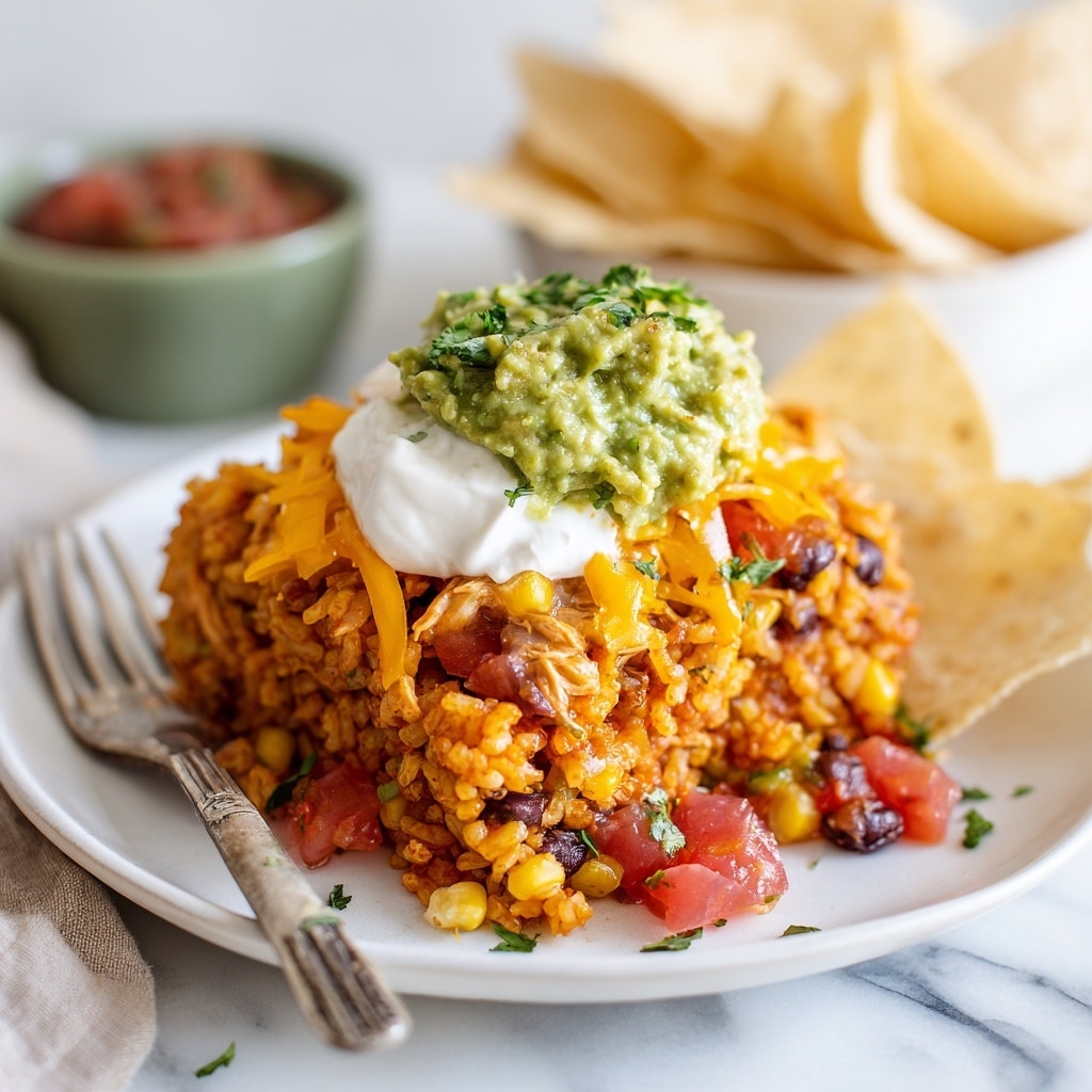 Chicken Enchilada Skillet Rice Recipe - Recipe Image