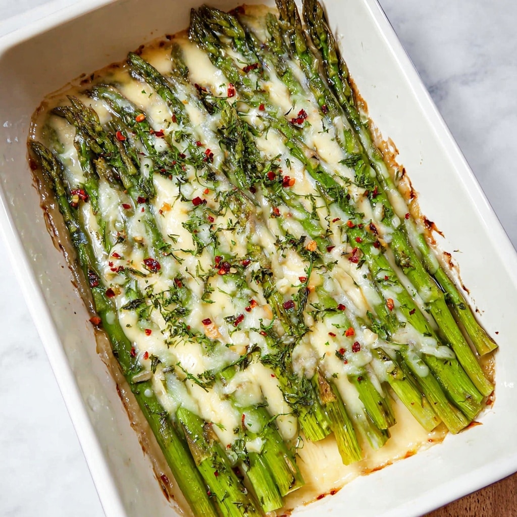Cheesy Baked Asparagus Recipe - Recipe Image