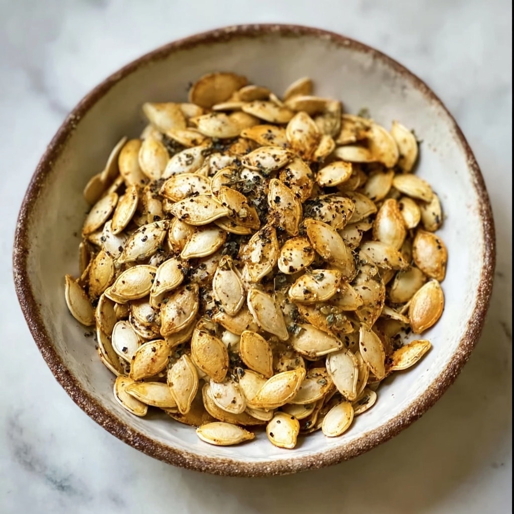 Curry-Spiced Roasted Pumpkin Seeds Recipe - Recipe Image