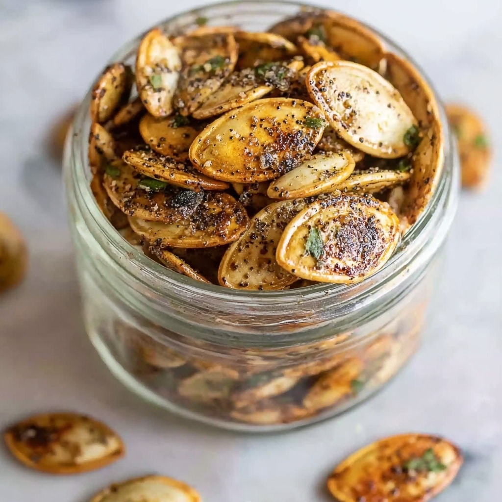 Ranch Seasoned Roasted Pumpkin Seeds Recipe - Recipe Image