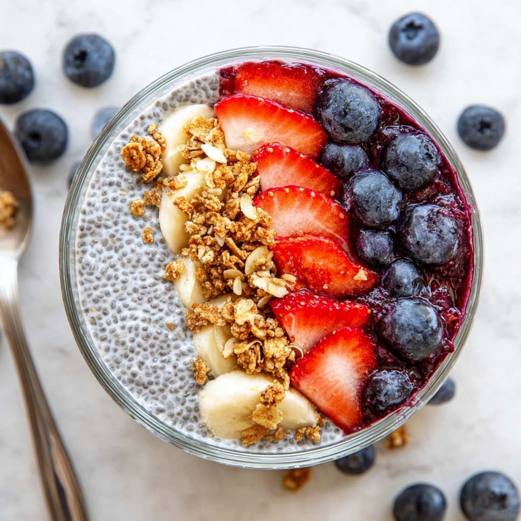 Chia Seed Pudding with Coconut Milk and Berries Recipe - Recipe Image