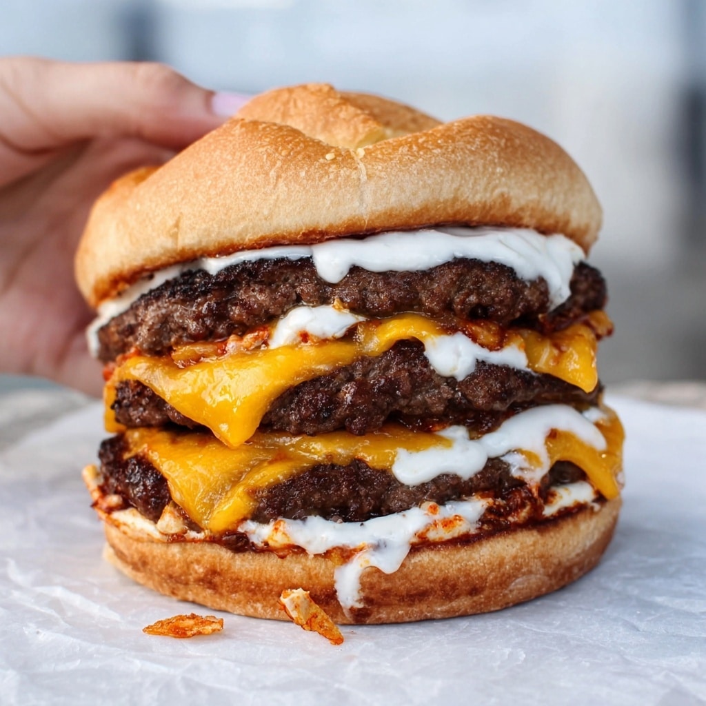 Lasagna Burger Recipe - Recipe Image