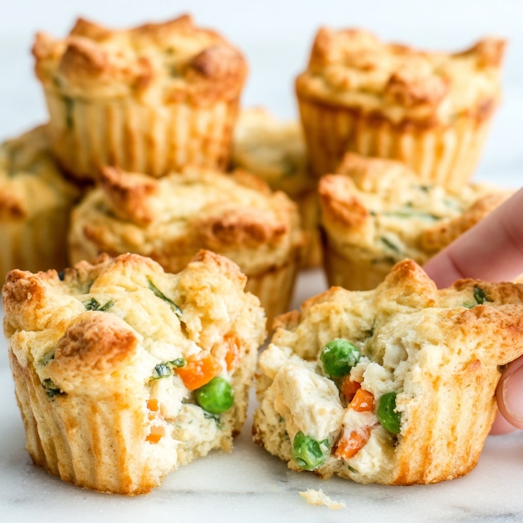 Mini Chicken Pot Pie Muffins Recipe - Recipe Image