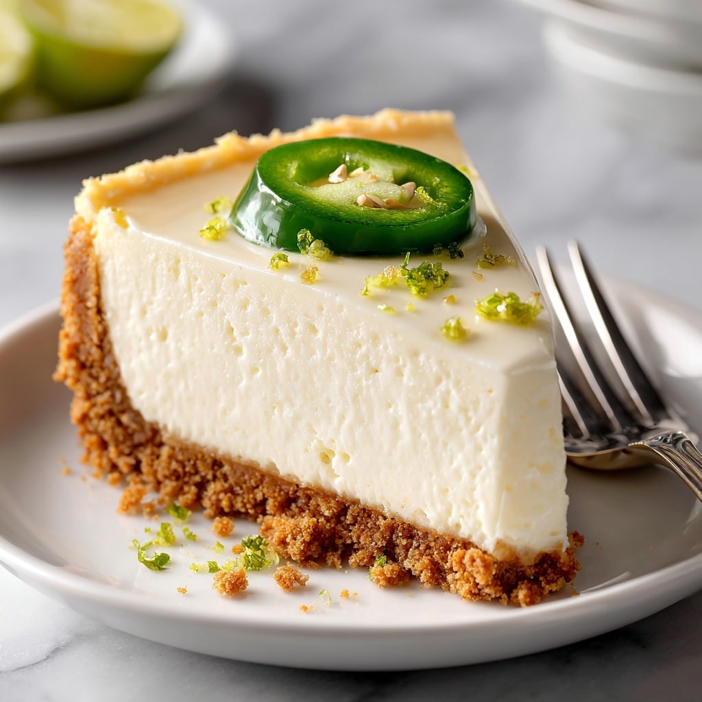 Jalapeño Lime Cheesecake Recipe - Recipe Image