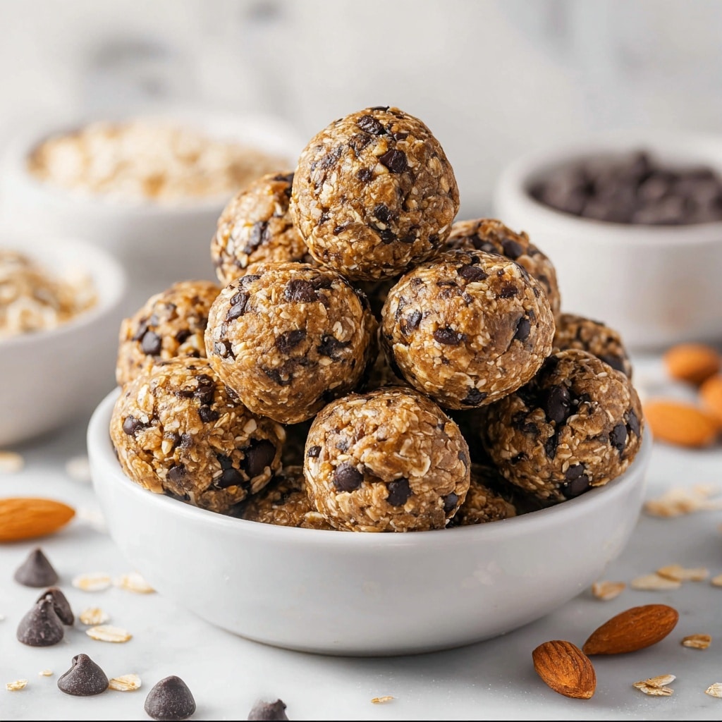 No Bake Chocolate Chip Cookie Balls Recipe - Recipe Image