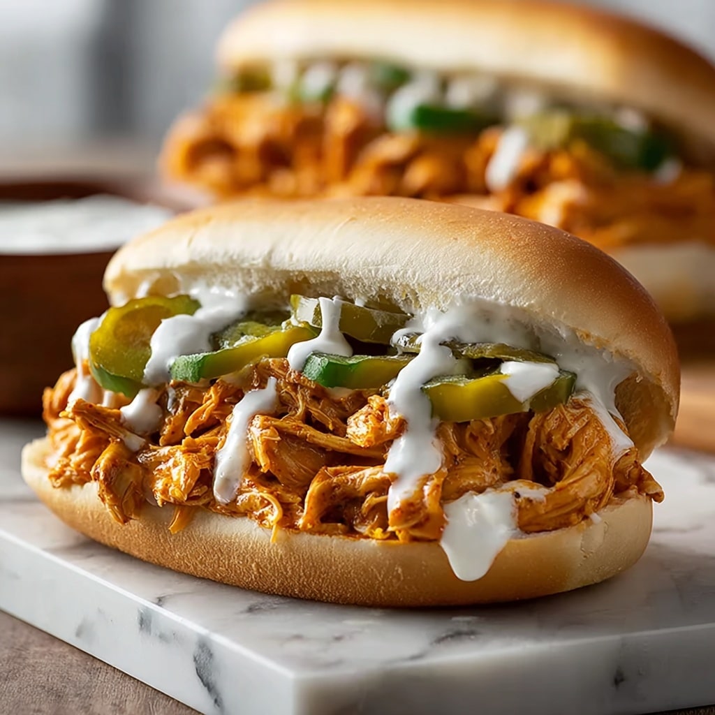 Buffalo Chicken Cheesesteak Recipe - Recipe Image
